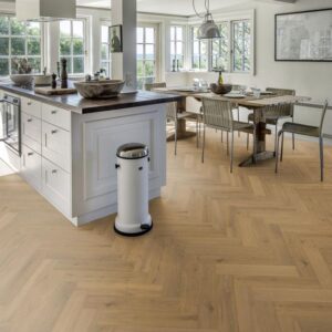 Kahrs Herringbone Oak CD Grey / L - R